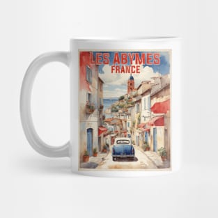 Les Abymes France Vintage Travel Poster Tourism Mug